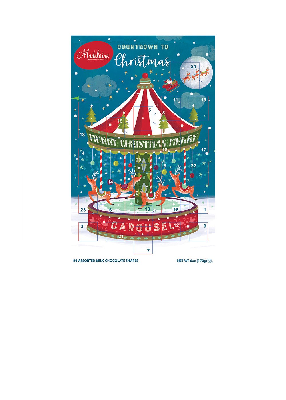 Christmas Carousel Advent Calendar