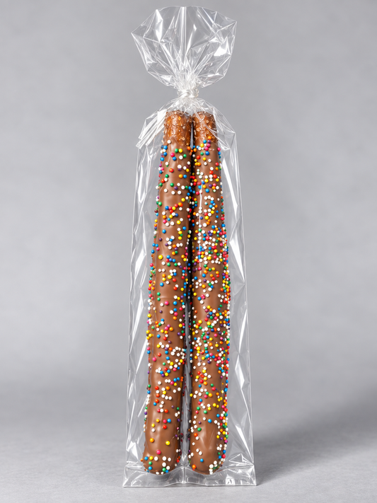 Chocolate Covered Pretzel Logs